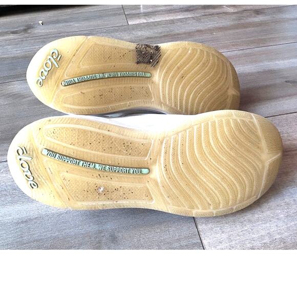 Clove Leather White Nurse Healthcare Sneakers Shoes 8.5 Slip On Adjustable - Picture 9 of 11